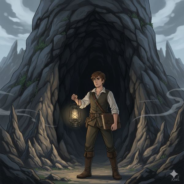 O Enigma da Caverna dos Ecos: A Jornada de Kael ao Interior 2 A Caverna dos Ecos