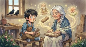 O Nó na Madeira: A Lição do Mestre Severo 3 Encontro de Theo com a sabedoria de Dona Clara.